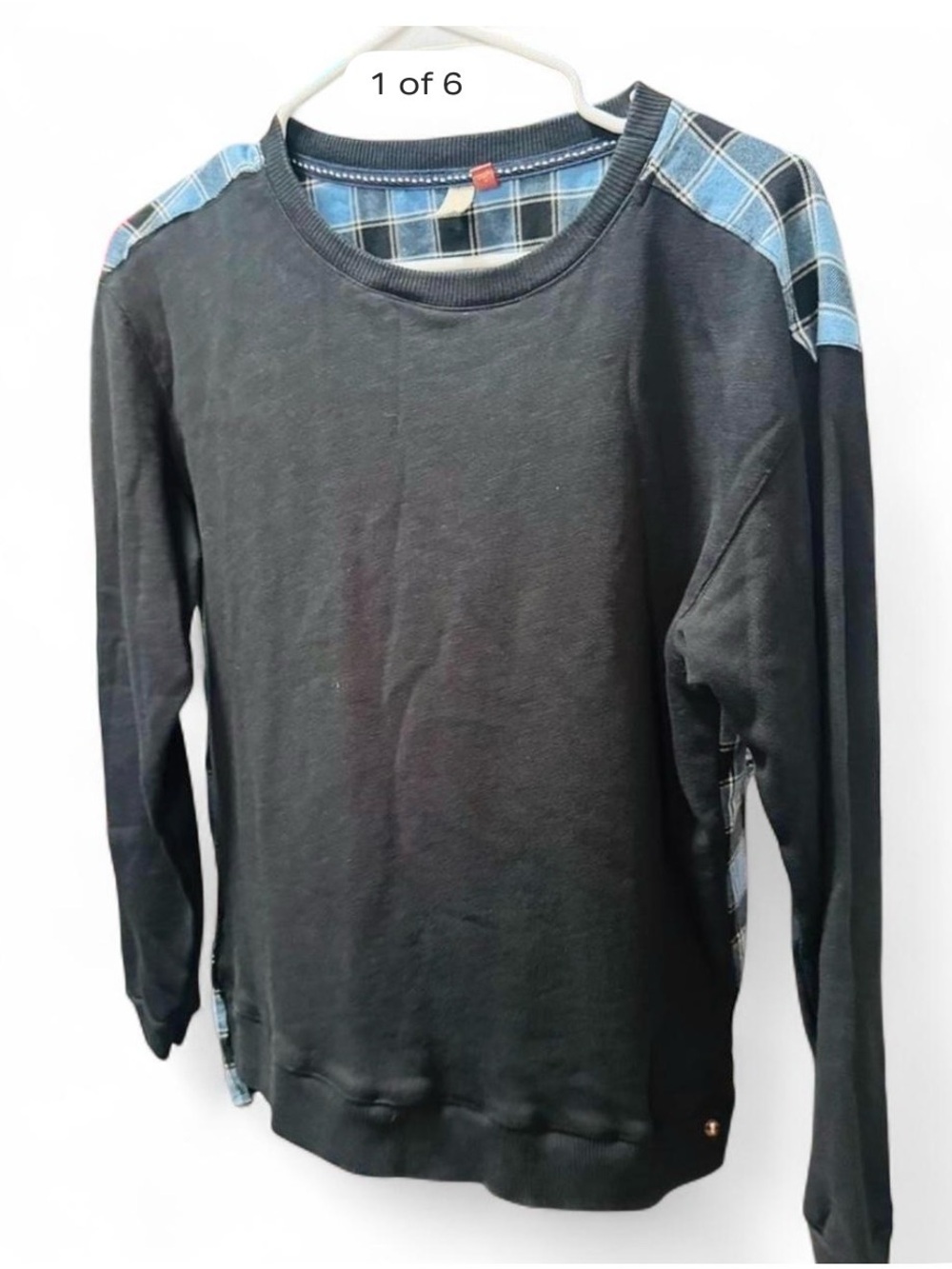 Women’s Pilcro Mixed Media Shirt Sz Small